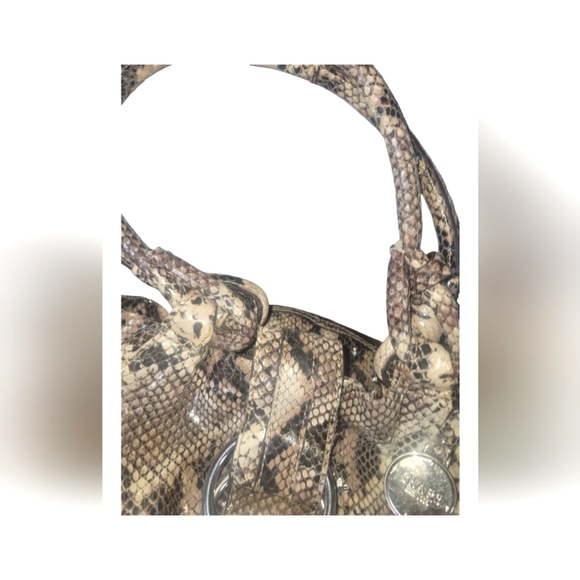Chaps Est 1978 Vintage Elegant Snakeskin Patterned Ralph Lauren Women's Bag - Picture 2 of 13